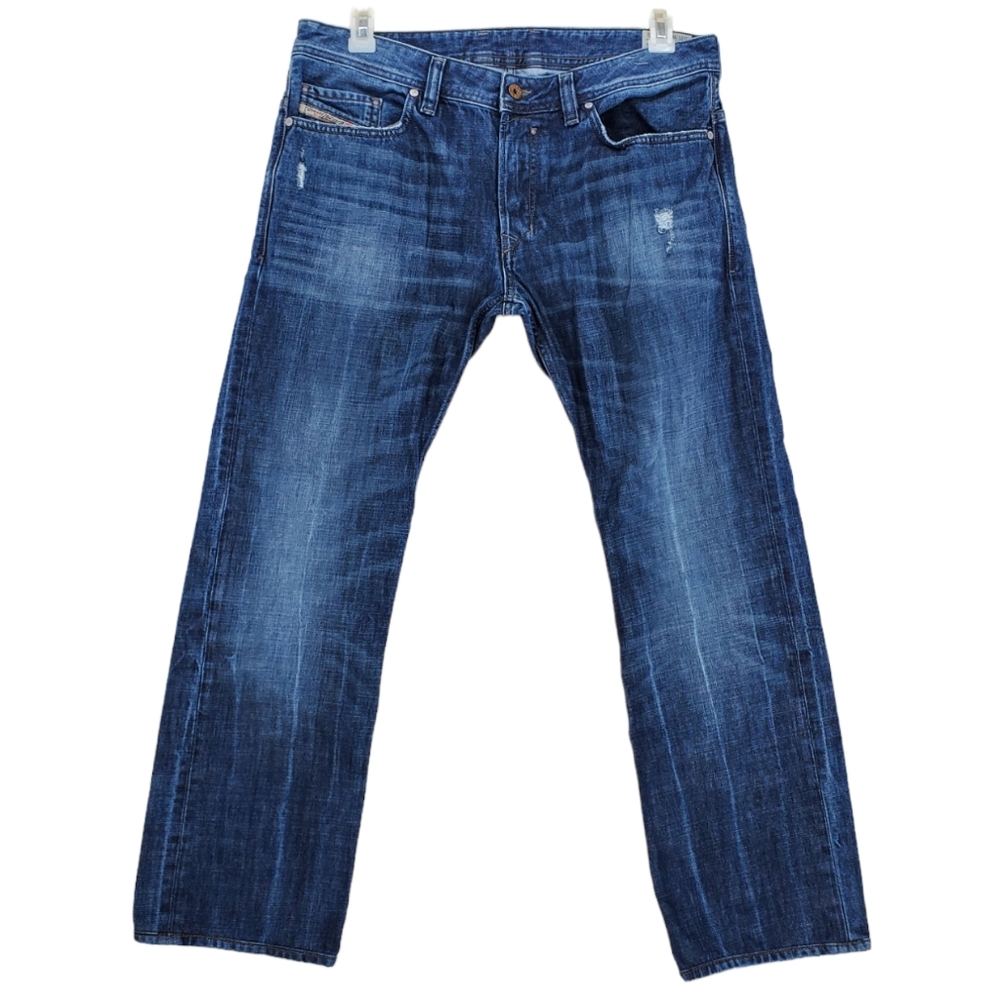 Diesel Safado Slim Straight Blue Jeans Mens 33 (35x28.5) Buttonfly